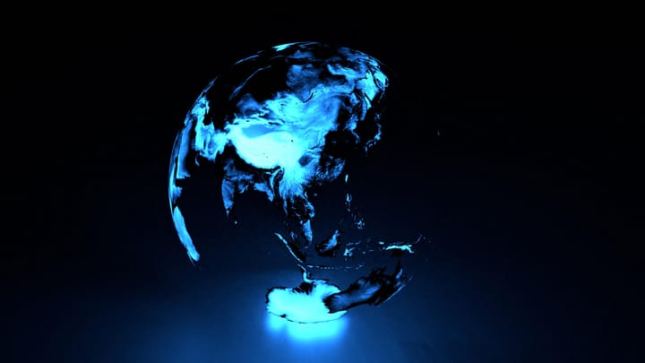 Asia's Cyber Insurance Market Shows Signs of Life 3 Blue globe Asia Jimmie Tolliver Alamy MJPPQE