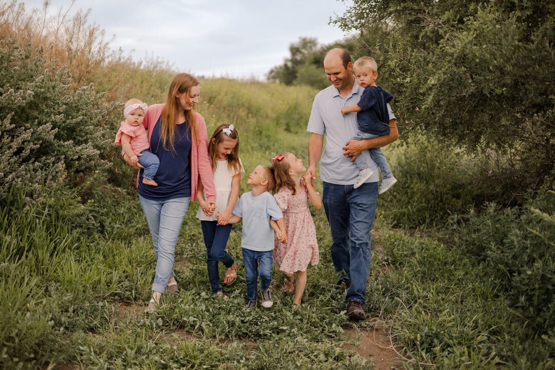 About Us 2 Basin Tech Solutions founder Michael Davidson with his family outdoors