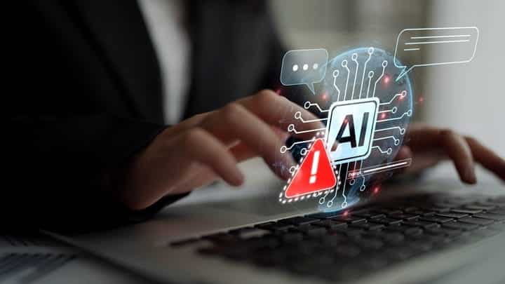 Amid Ongoing Rogue Incidents, Debate Over AI Safety Gets Real 5 AI dangers laptop hands Digineer Station shutterstock rK8DCs